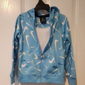Nike 4T Dri-Fit Light Blue Hooded Jacket